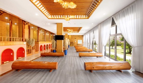 Habitación superior con 2 camas individuales, vistas al jardín (Unlimited Jjim Jil Bang Spa)