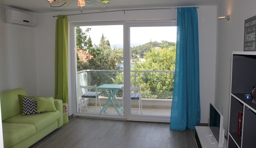 Apartamento, 1 habitación, balcón, vistas al mar