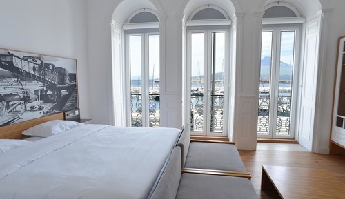 Habitación exclusiva, 1 cama de matrimonio grande, vistas al mar