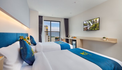 Suite, balcón, vistas al mar