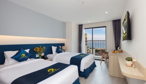 Habitación Deluxe, balcón, vistas al mar
