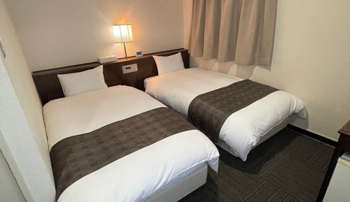 Habitación básica con 2 camas individuales