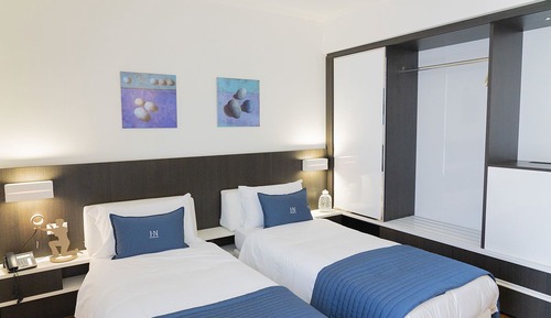Habitación con 1 cama doble o 2 individuales