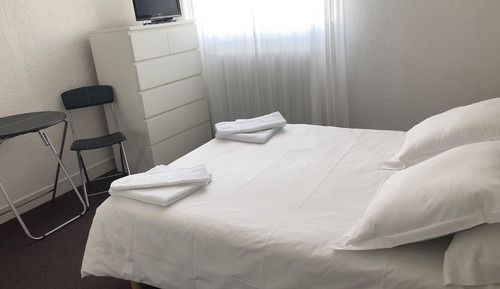 Habitación estándar doble, baño privado