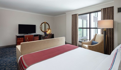 Suite estudio, 1 cama de matrimonio grande con sofá cama