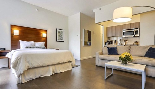 Estudio, 1 cama de matrimonio, accesible para personas con discapacidad (Apartment, Roll-In Shower)