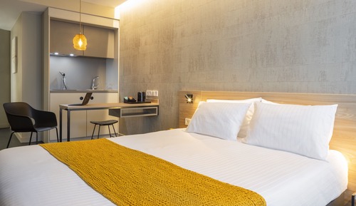 Apartamento ejecutivo, 1 habitación, cocina básica (Lodge)