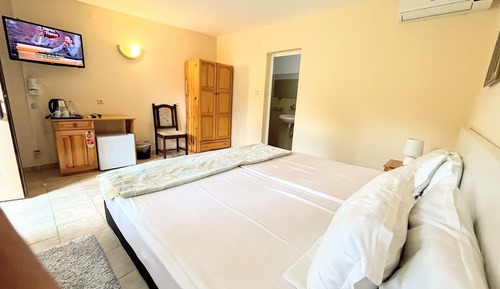 Habitación económica doble, patio