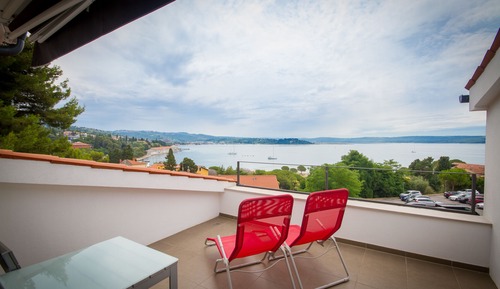 Habitación Confort, balcón, vistas al mar (Portorož  - NN 1 - Double room)