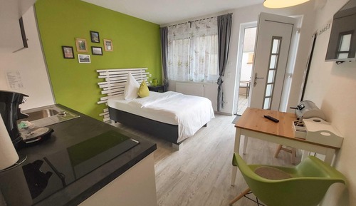 Apartamento Business, terraza