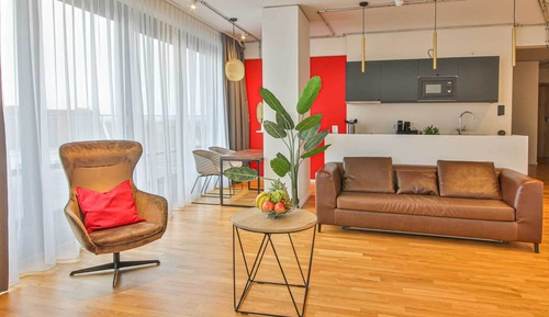Suite de lujo, 2 habitaciones, bañera de hidromasaje, vistas a la ciudad