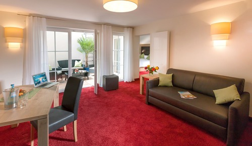 Habitación Deluxe doble, terraza (Weinberg)