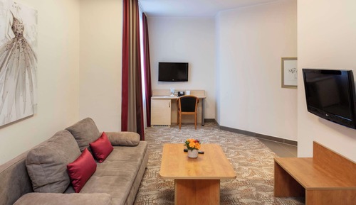 Habitación estándar, 1 cama doble, cocina básica (Converts to 2 Twin Beds;with Sofabed)