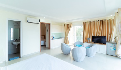 Habitación cuádruple familiar, vistas al mar