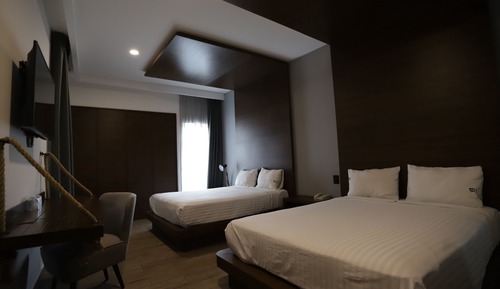 Habitación doble, 2 camas de matrimonio