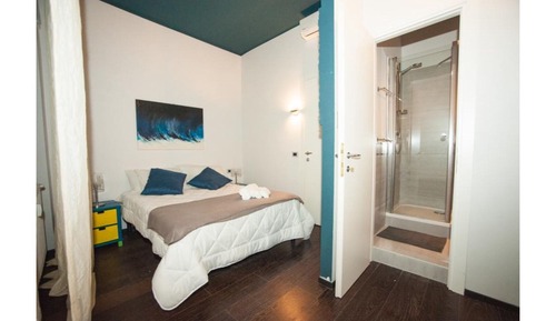 Habitación clásica doble, baño privado (Camera Blu)
