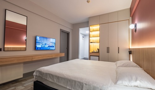Habitación familiar, vistas al mar