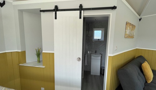 Cabaña, baño privado (The Yurt + Hot tub)