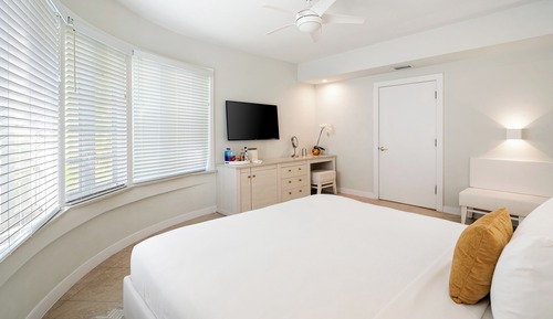 Suite, 1 cama de matrimonio grande con sofá cama, accesible en silla de ruedas (Partial Ocean)