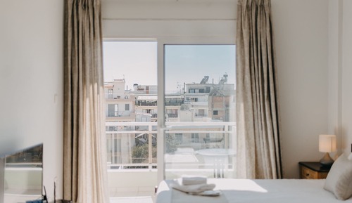 Apartamento Confort, 1 habitación, terraza, vistas a la ciudad