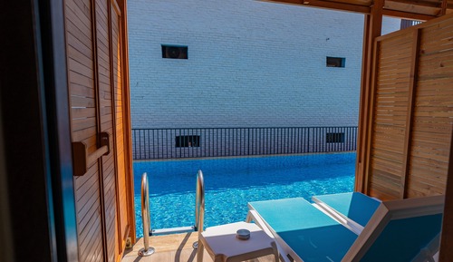 Habitación estándar, piscina privada, vistas a la piscina