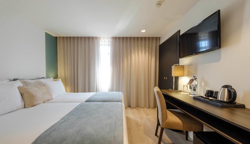 Habitación con 1 cama doble o 2 individuales