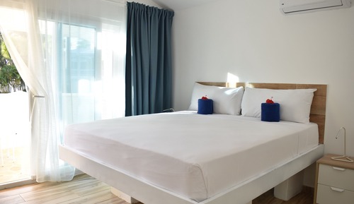 Habitación estándar doble, 1 cama de matrimonio grande, vistas al jardín