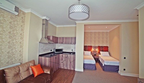 Family Studio, Kitchen, Sea View