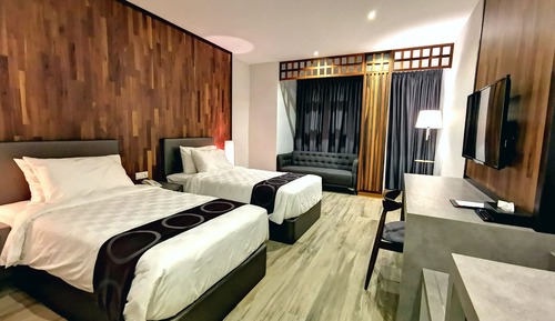 Habitación Deluxe con 2 camas individuales, vistas a la ciudad