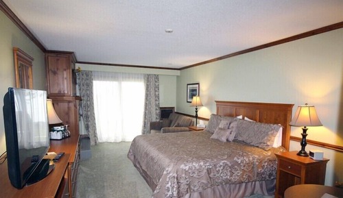 Habitación Deluxe, 1 cama de matrimonio grande con sofá cama (River Front King)