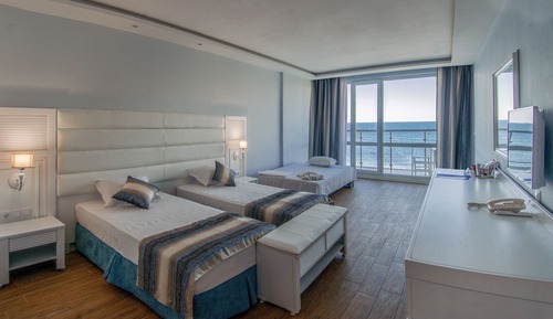 Habitación Deluxe con 2 camas individuales, vistas al mar
