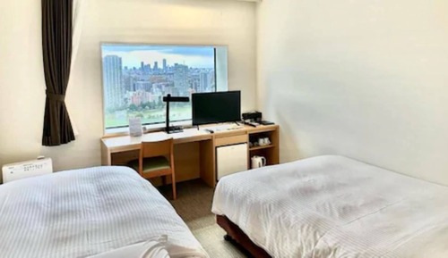 Habitación económica con 2 camas individuales, fumadores (Housekeeping Every 3 Days)