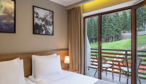 Habitación estándar con 2 camas individuales, vistas al río