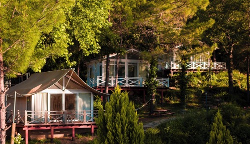 Tienda, bañera de hidromasaje