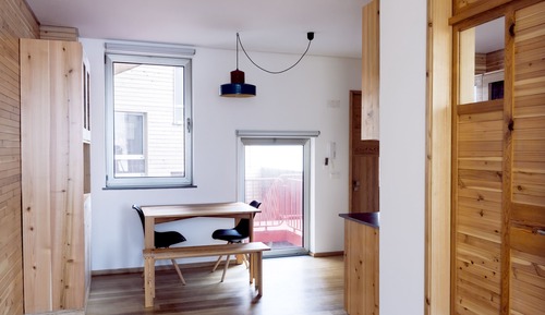 Estudio de diseño, 1 cama de matrimonio