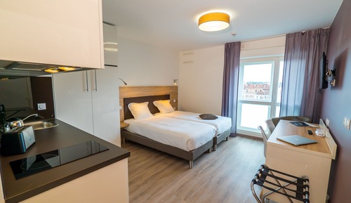 Estudio Confort, 2 camas individuales