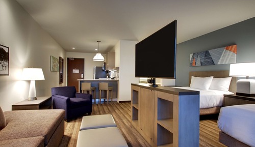 Suite estudio, 2 camas de matrimonio