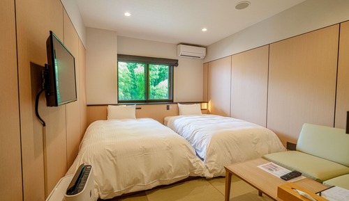Habitación económica con 2 camas individuales, 2 camas individuales, no fumadores (Family)