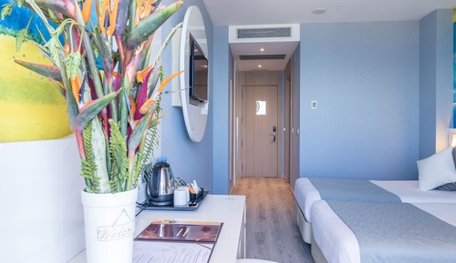 Habitación Deluxe con 2 camas individuales, vistas a la ciudad