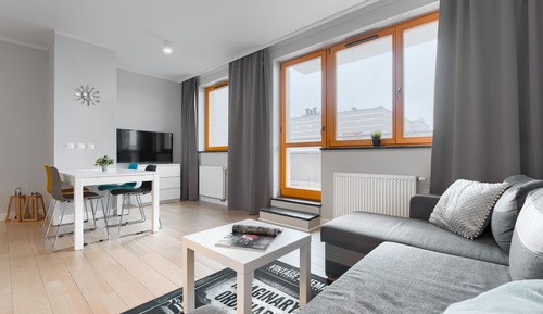 Apartamento, terraza (Powstancow Wielkopolskich 76 street)