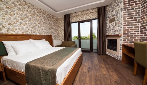 Habitación Deluxe, chimenea, vistas al lago