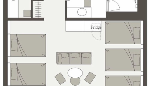 Habitación ejecutiva, no fumadores, terraza (for 5 people)