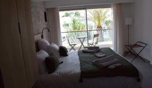 Habitación doble superior, vistas al jardín