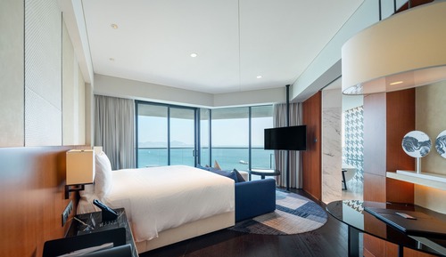 Habitación, 1 cama de matrimonio grande, fumadores, frente al mar (fabulous room)