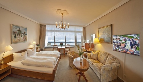 Habitación Grand doble, balcón, vistas al mar