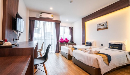 Habitación superior con 1 cama doble o 2 individuales