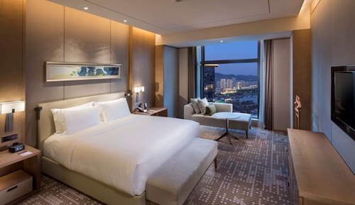 Suite Deluxe, 1 cama de matrimonio grande, vistas a la bahía