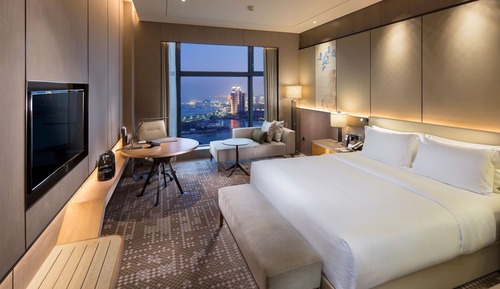 Habitación Deluxe, 1 cama de matrimonio grande, vistas a la bahía