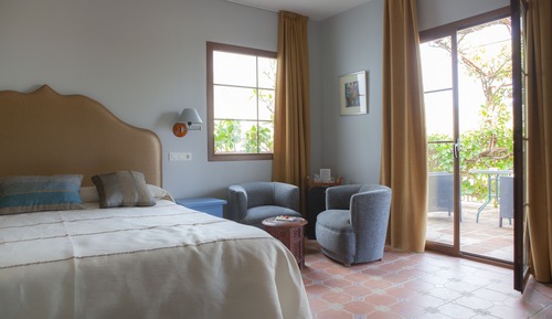 Suite junior, 1 cama de matrimonio grande, terraza, vistas a la montaña
