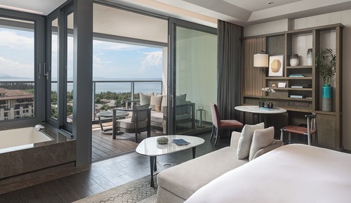 Habitación, 1 cama de matrimonio grande, vistas al mar (Seascape Ocean View)